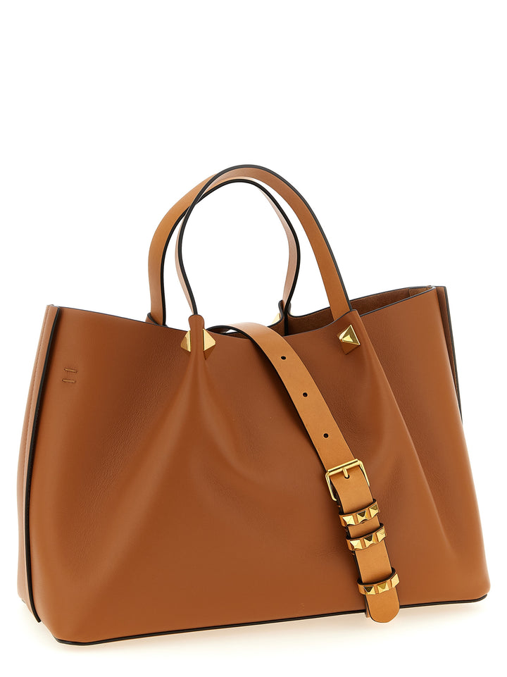 Valentino Garavani Shopping Valentino Garavani Vlogo Signature Medium Tote - Marrone | 11f7afc0cf074d1a1bf9d4ffc0eef8d3c8acd118