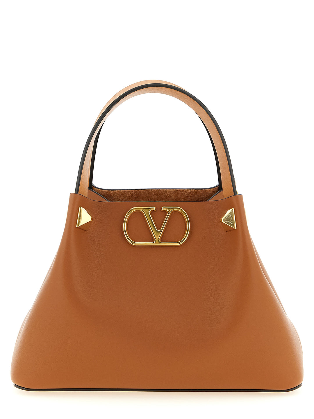 Valentino Garavani Valentino Garavani Vlogosignature Small Shopping Bag Tote - Marrone | 18e88a1e17e1235760881c2beda7c7a60c6dbcd0