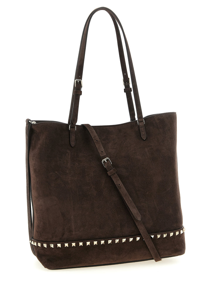 Valentino Garavani Rockstud Medium Borse a Spalla e Tracolla - Marrone | 3591cb5b4d7b1d444b1693cf27b06f22dd1c3913