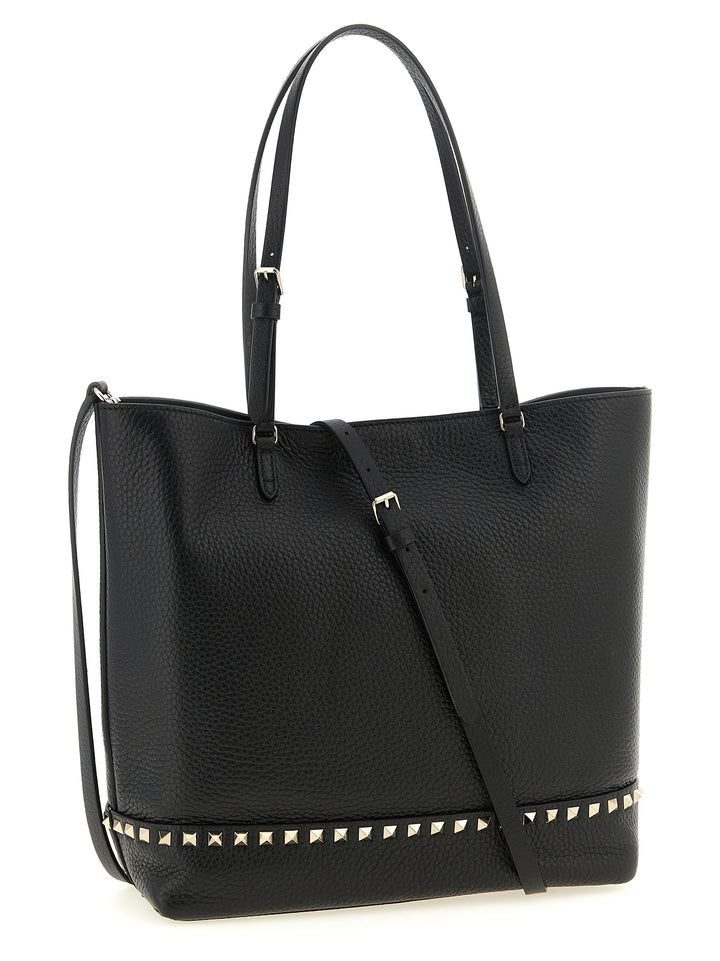 Valentino Garavani Rockstud Medium Borse a Spalla e Tracolla - Nero | 094ae9cc04a43b57b11887a09a4eb023c7dd1bc3