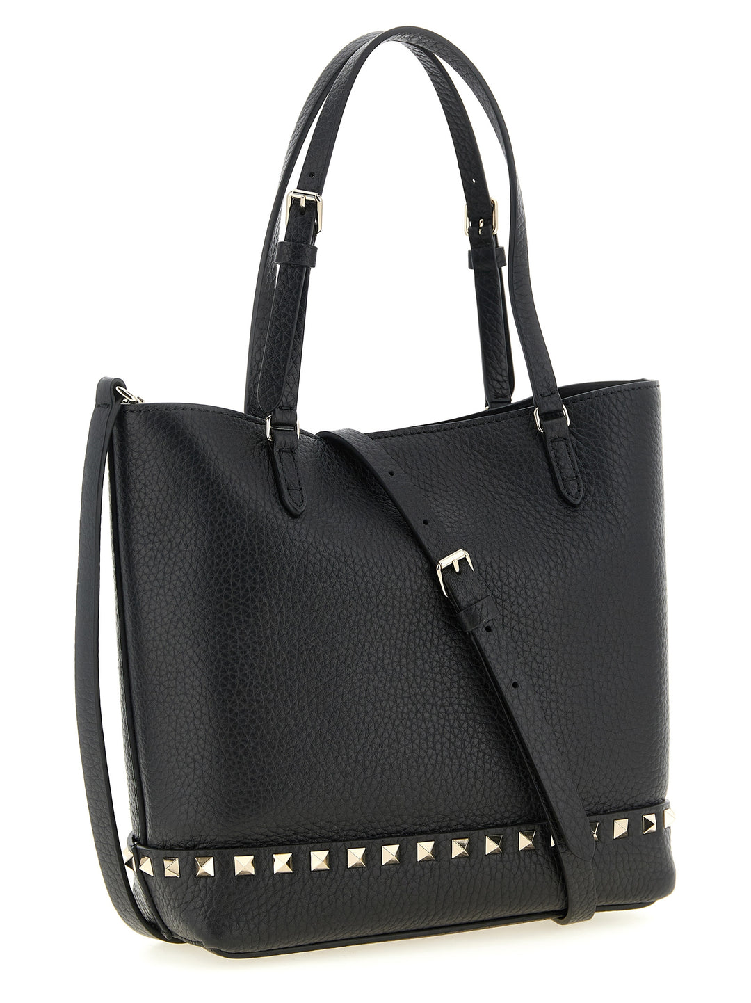 Valentino Garavani Small Rockstud Borse a Spalla e Tracolla - Nero | ef1db8e8703e7b2bf2035f79651452ab377333a1