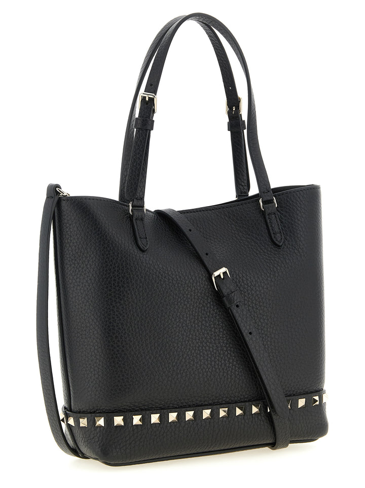 Valentino Garavani Small Rockstud Borse a Spalla e Tracolla - Nero | ef1db8e8703e7b2bf2035f79651452ab377333a1