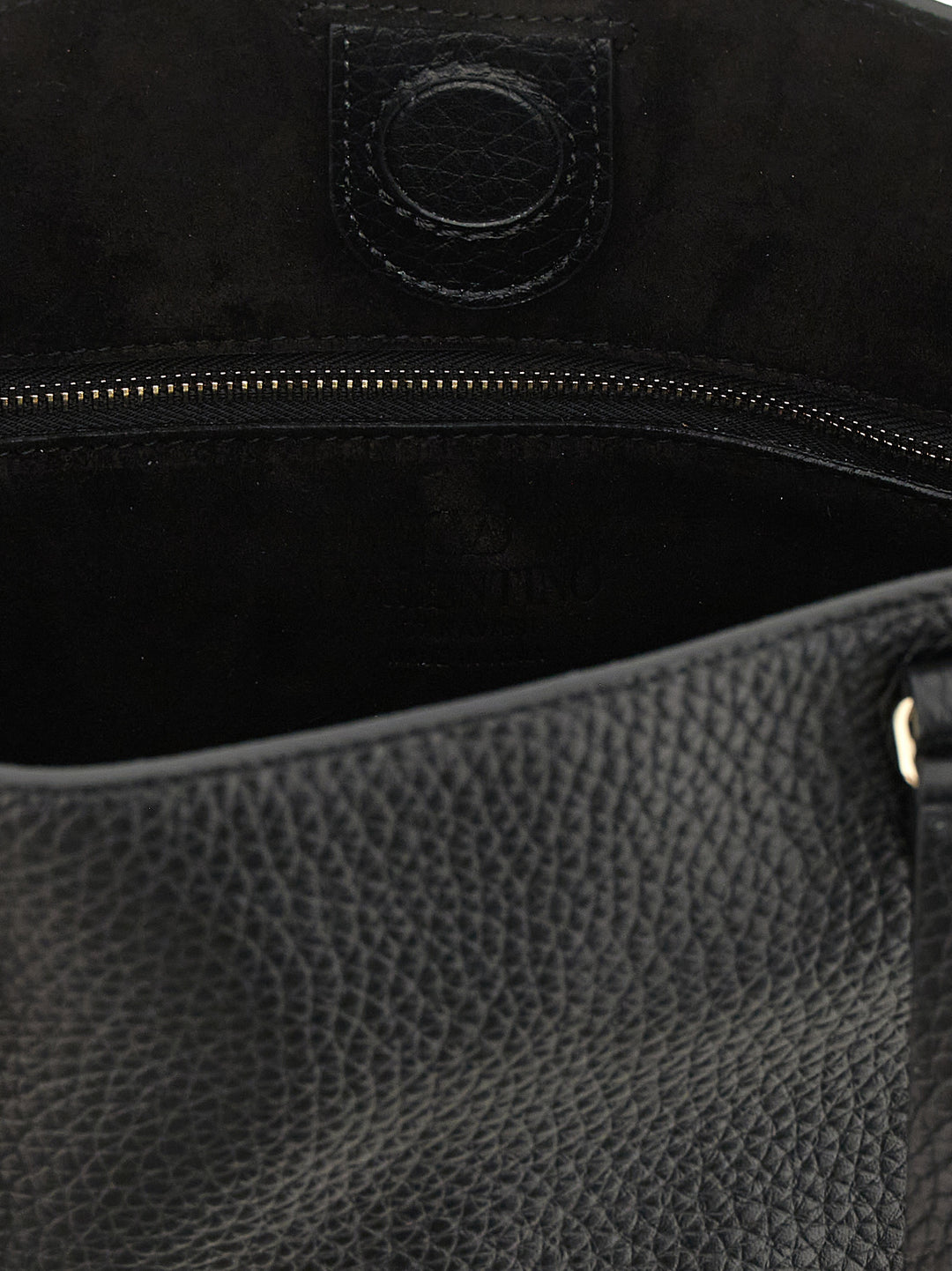 Valentino Garavani Small Rockstud Borse a Spalla e Tracolla - Nero | 2abcf9fc1689143e81ef55a24c819b9b66b76546