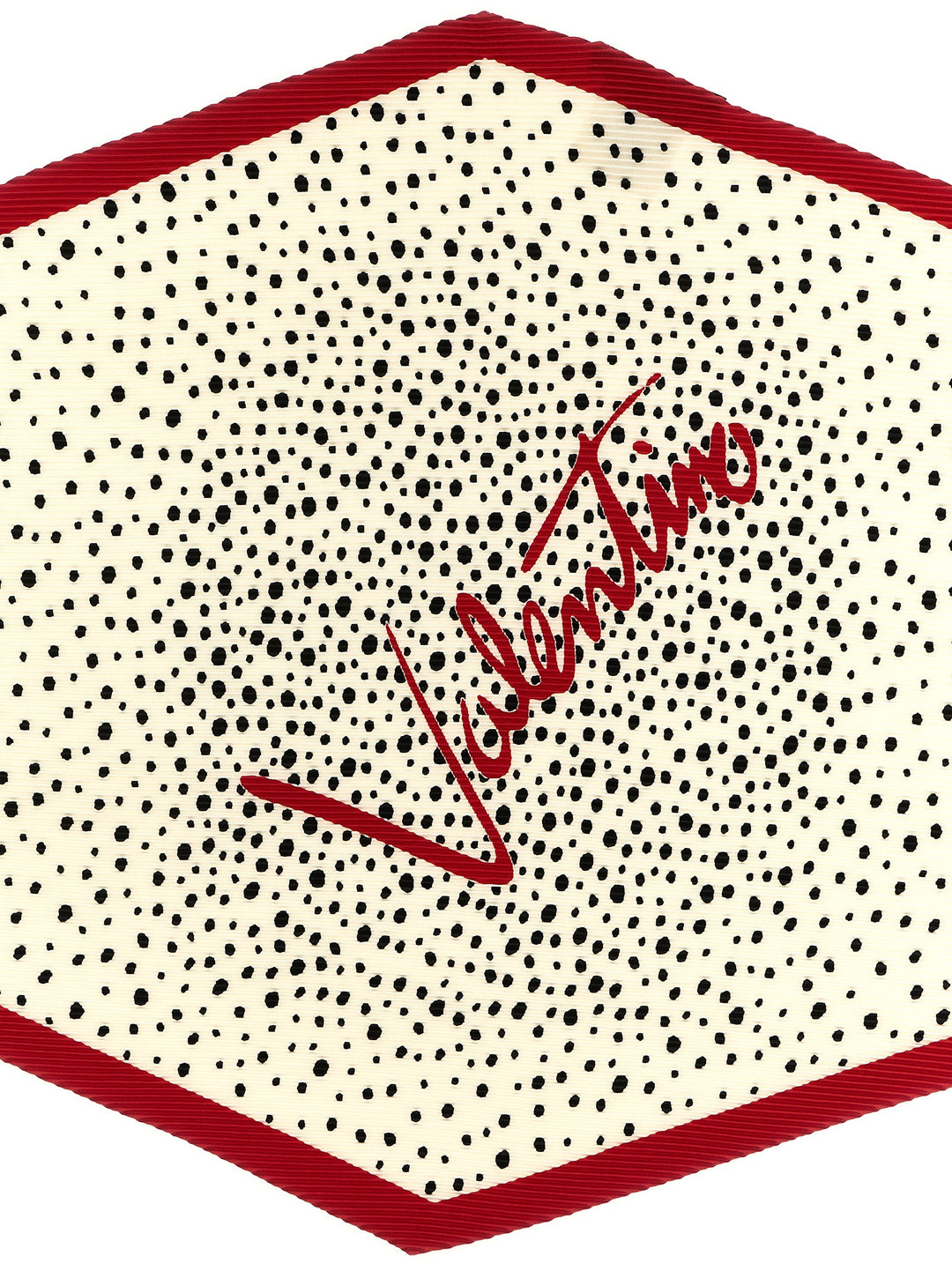 Valentino Garavani Little Star Starry Sciarpe - Bianco/Nero | b1f4975076269fc243cbedb835d99483cfa27582