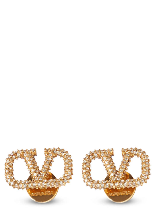 Valentino Garavani Vlogo Signature Earrings Gioielli Oro