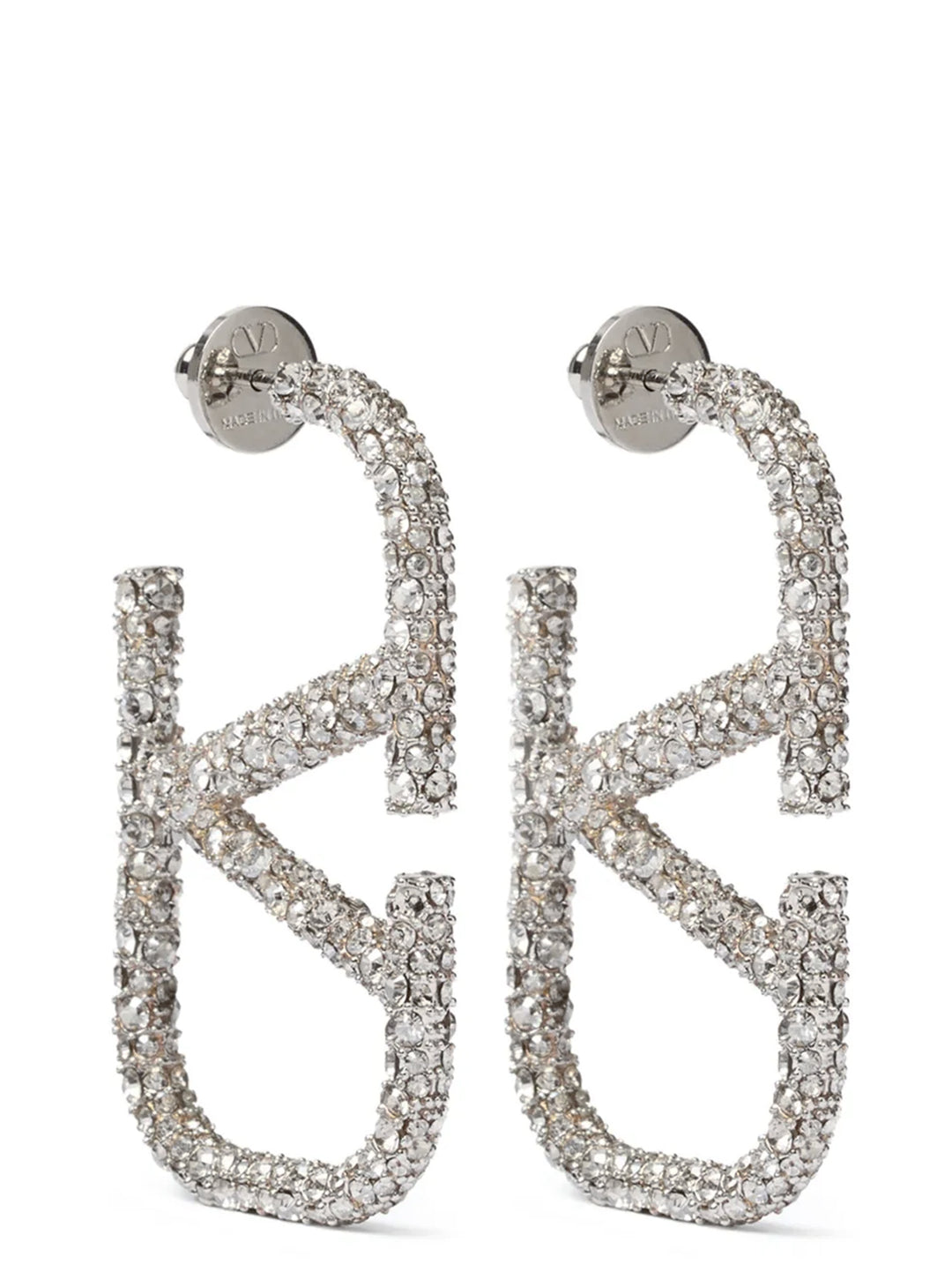 Valentino Garavani Valentino Garavani Vlogo Signature Earrings Gioielli - Silver | 4e103632ae042d8a73f851ffbd39b629e6517908