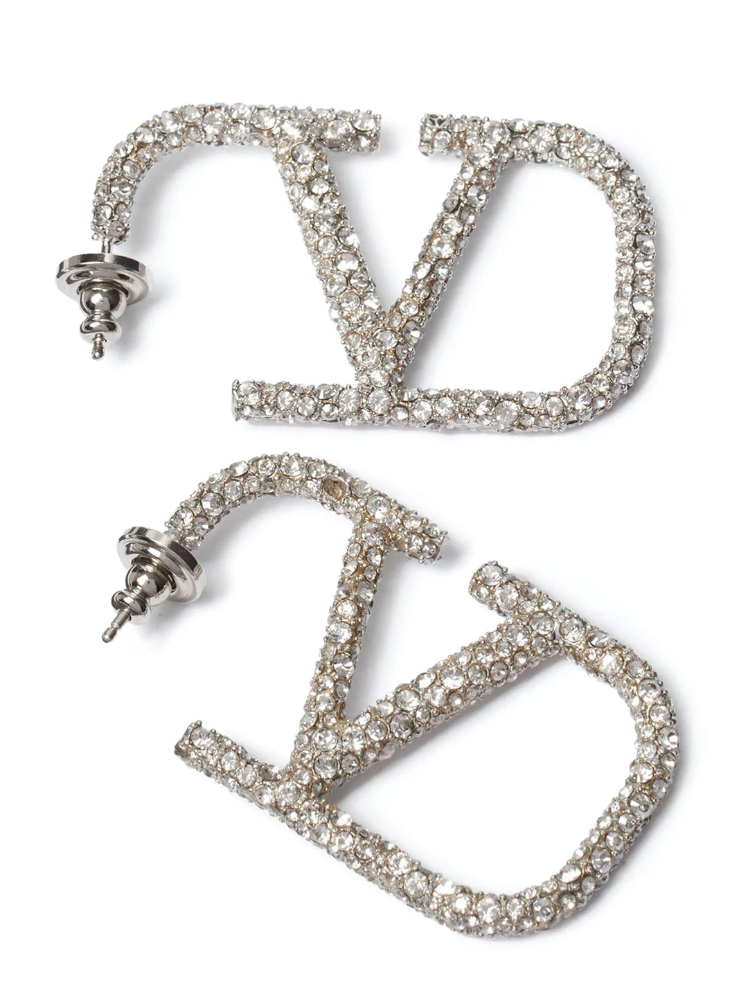 Valentino Garavani Valentino Garavani Vlogo Signature Earrings Gioielli - Silver | 467cb5f832053df70ac5f3487be9cbc0c6f23546