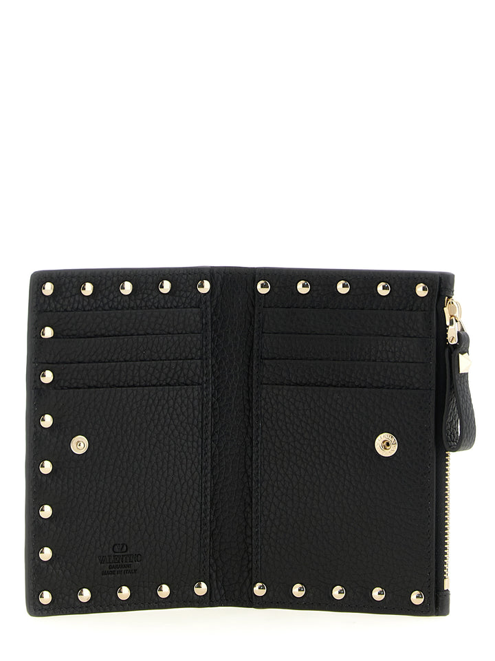 Valentino Garavani Rockstud Portafogli - Nero | ebd6362eb98e51a587ad092fdaedac5cf20037d8