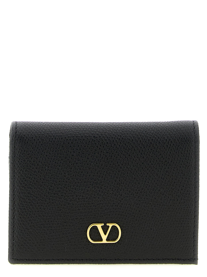 Valentino Garavani Valentino Garavani Vlogo Signature Wallet Portafogli - Nero | 958ecee6c929cf49d962a184fd673cccd25bc8e1