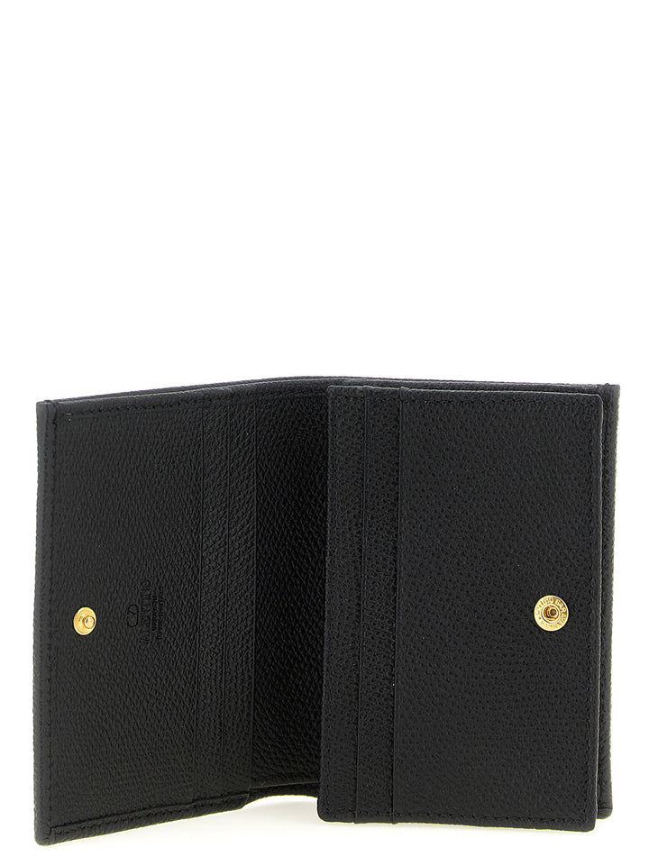 Valentino Garavani Valentino Garavani Vlogo Signature Wallet Portafogli - Nero | 58b1265fb36598c8f8ed0ba7d76357bd12c358b6