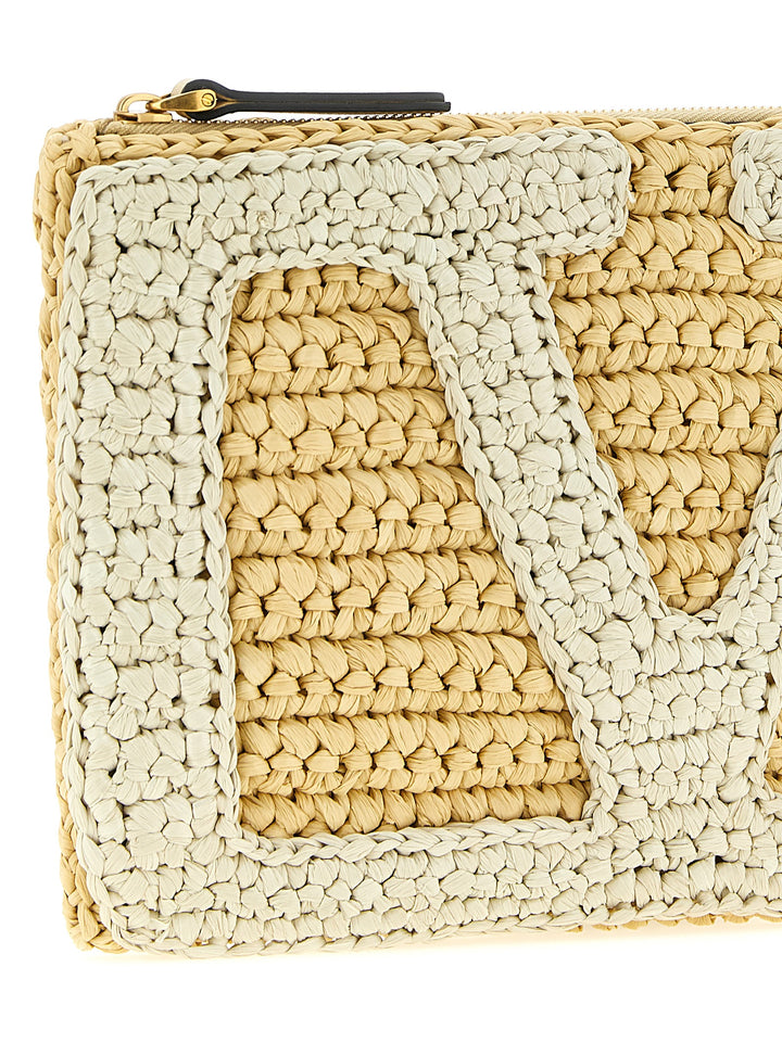 Valentino Garavani Vivasuperstar Crochet Clutch - Bianco | 5f41eb0c74bfe6abe9a37120ed02c275553d7978