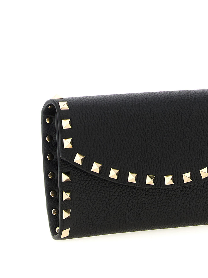 Valentino Garavani Rockstud Portafogli - Nero | 3458bc50aed3d9c089550368f60b4b1991e507ef
