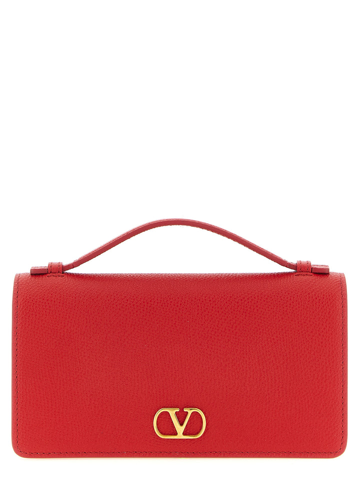 Valentino Garavani Wallet On Chain Valentino Garavani Vlogo Signature Borse a Tracolla - Rosso | 03c2fb6504d33acb0daed65dc20a74a202dad2b0