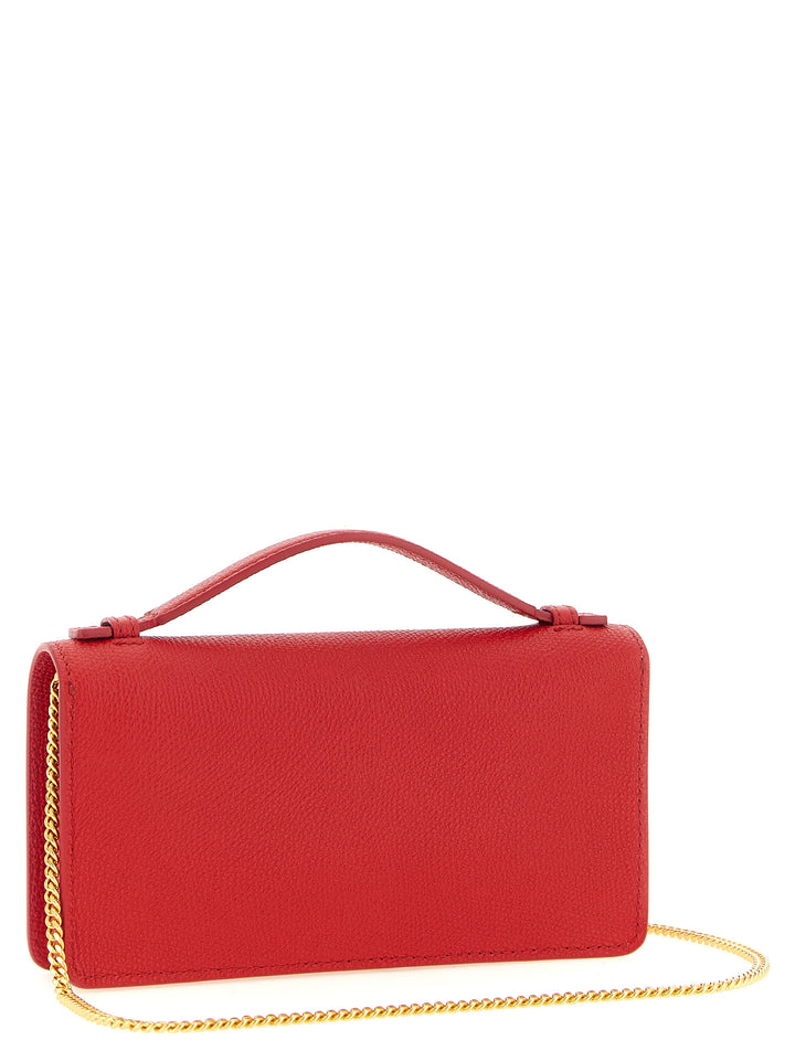 Valentino Garavani Wallet On Chain Valentino Garavani Vlogo Signature Borse a Tracolla - Rosso | 767587c6d026fa7ab6e4521c6781fb633e94c236