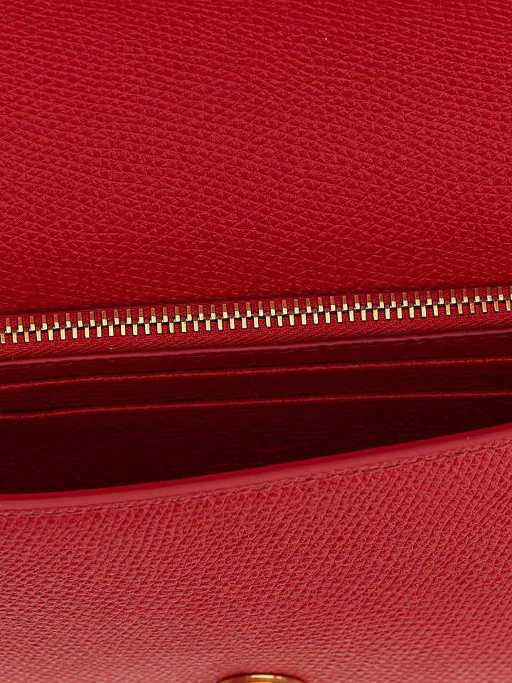 Valentino Garavani Wallet On Chain Valentino Garavani Vlogo Signature Borse a Tracolla - Rosso | a72565a8533d40bd73a72407c2d7cf7e60606b6b