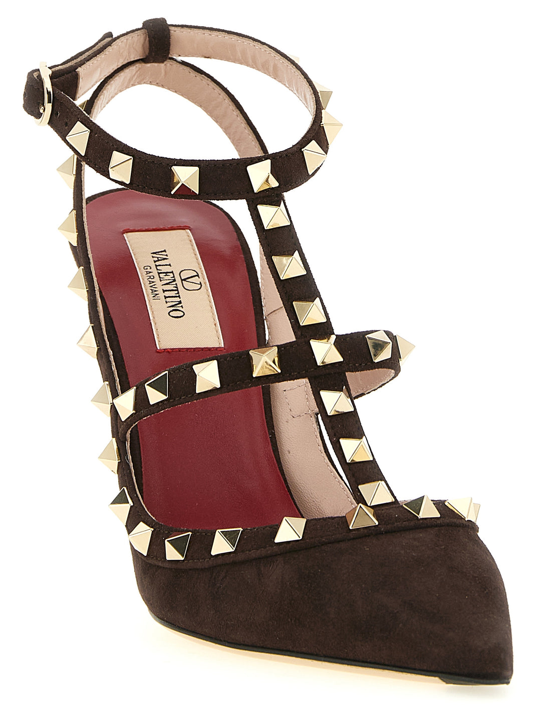 Valentino Garavani Rockstud Decollete - Marrone | 1165e4b9381719cdbade39b0bdca4d198c9ca399