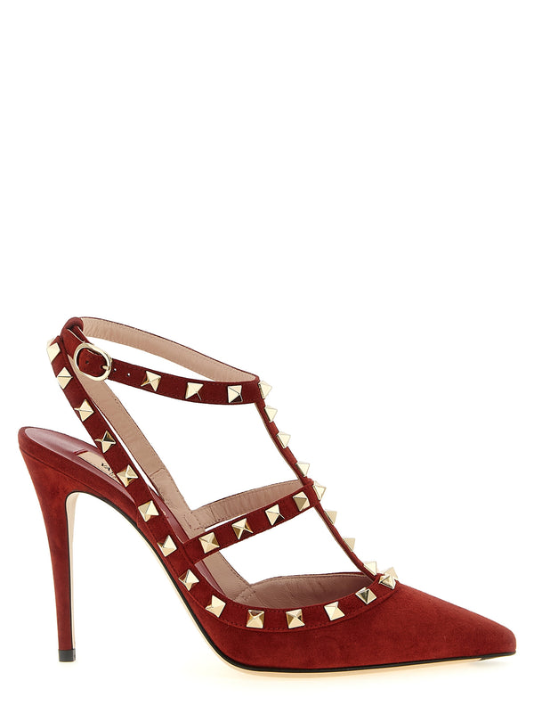 Rockstud Pumps Rot