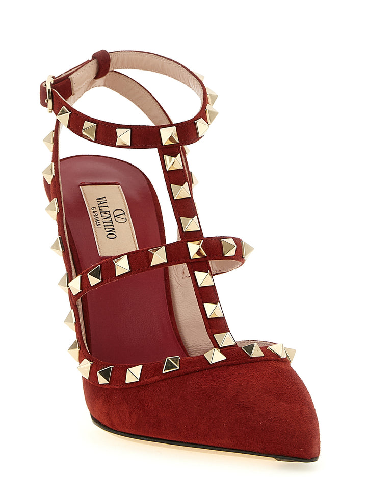 Valentino Garavani Rockstud Decollete - Rosso | 0c63d861c323b1159f23b97595036b400ae4c43d