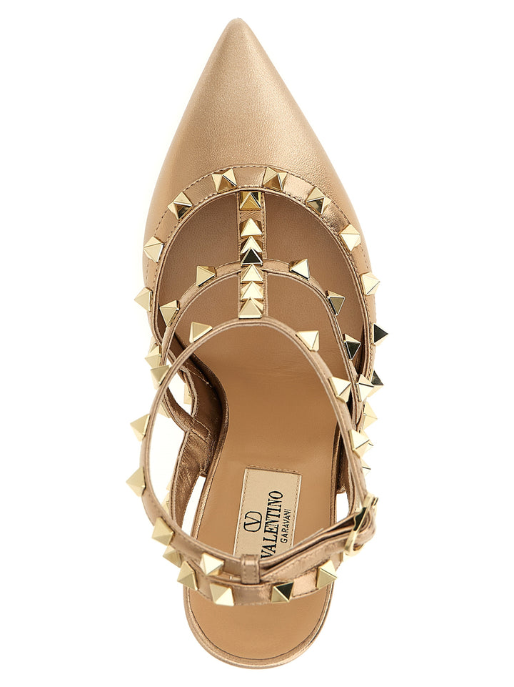 Valentino Garavani Rockstud Decollete - Rosa | 1c9417c0d25be792004ab42b6529cb4f9d4f6f98