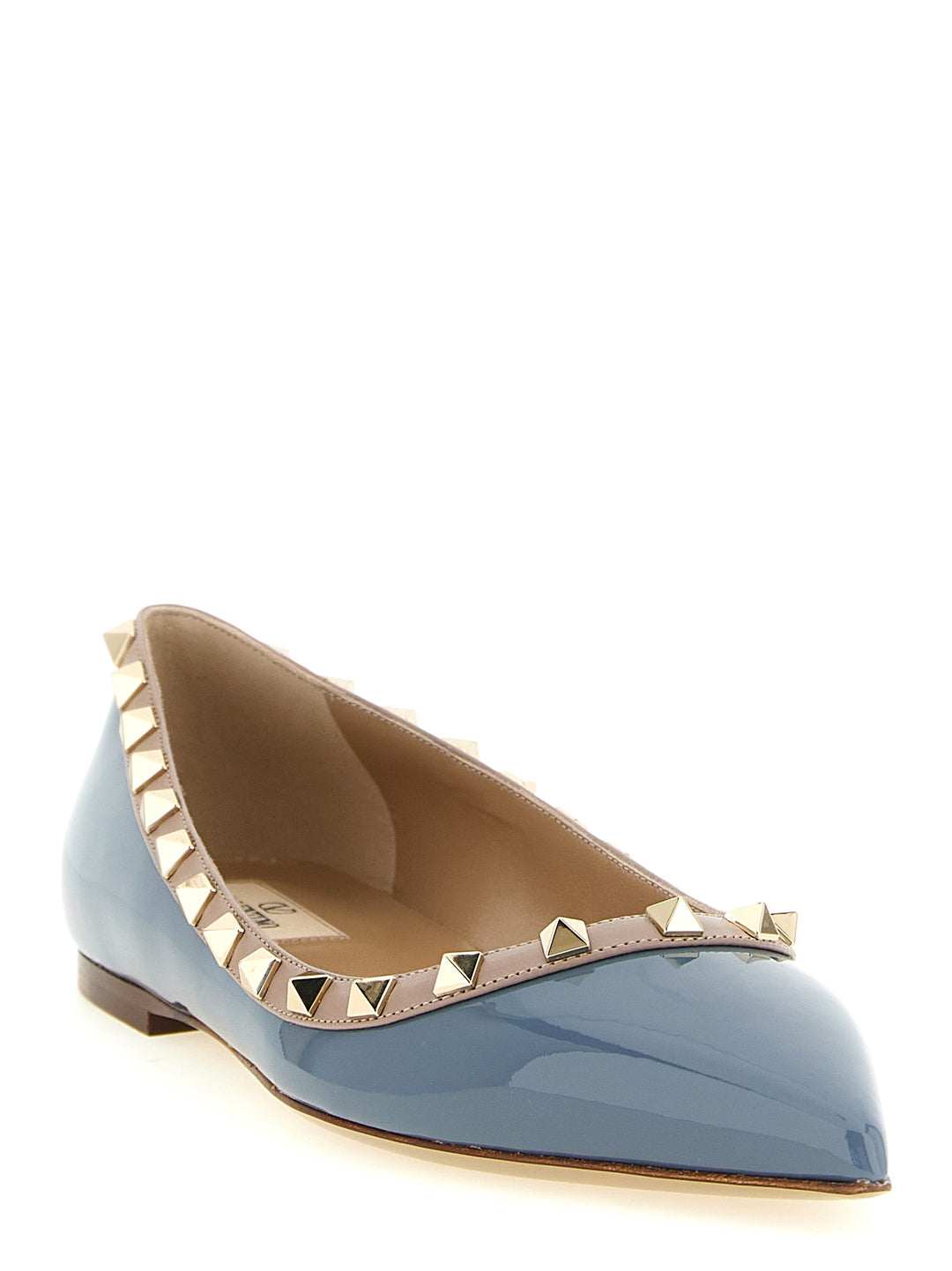 Valentino Garavani Rockstud Flat shoes - Grigio | 95dcbecd5f3fe5f59bd596db5e07071d7d841f95