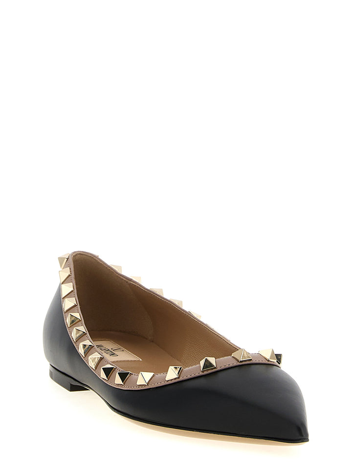 Valentino Garavani Rockstud Flat shoes - Nero | 48627314bedb2ce8fe539e48d5d281dd0cac82b6