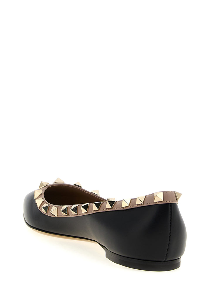 Valentino Garavani Rockstud Flat shoes - Nero | 8adee398ca9b2bd1aea7f32b0e8f36c4e36e00f2
