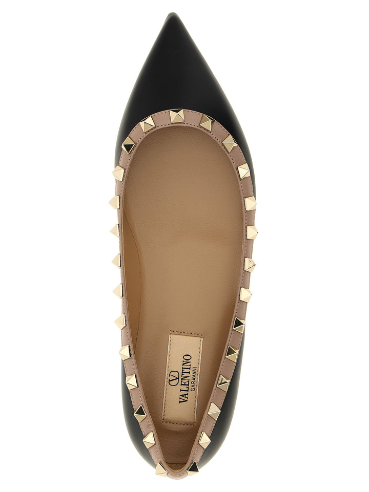 Valentino Garavani Rockstud Flat shoes - Nero | 42dff73c1733a8834dd29246162d4148c04bdfdb