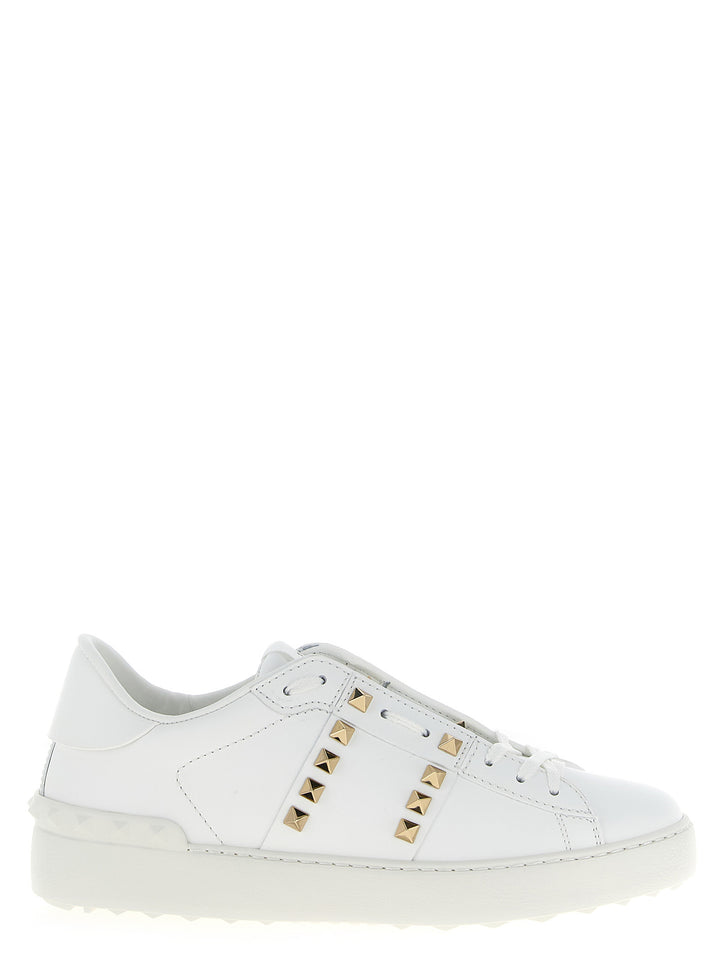 Valentino Garavani Rockstud Untitled Sneakers - Bianco | 8c40dd83b134e562c9e80ec3a9ae3d3d321e2c14