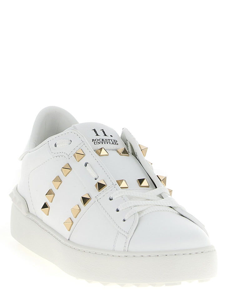 Valentino Garavani Rockstud Untitled Sneakers - Bianco | d81661c6a03c3fcef18c6439d3cedc3d91d6f088