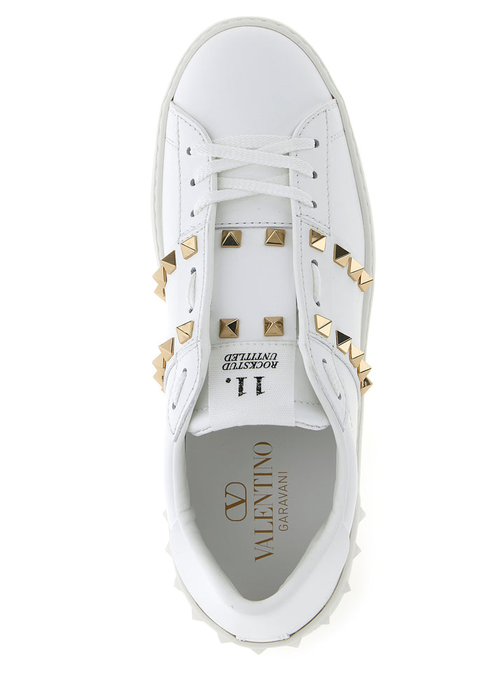 Valentino Garavani Rockstud Untitled Sneakers - Bianco | 24a703b69760540c2531946ef430449d03b972d1