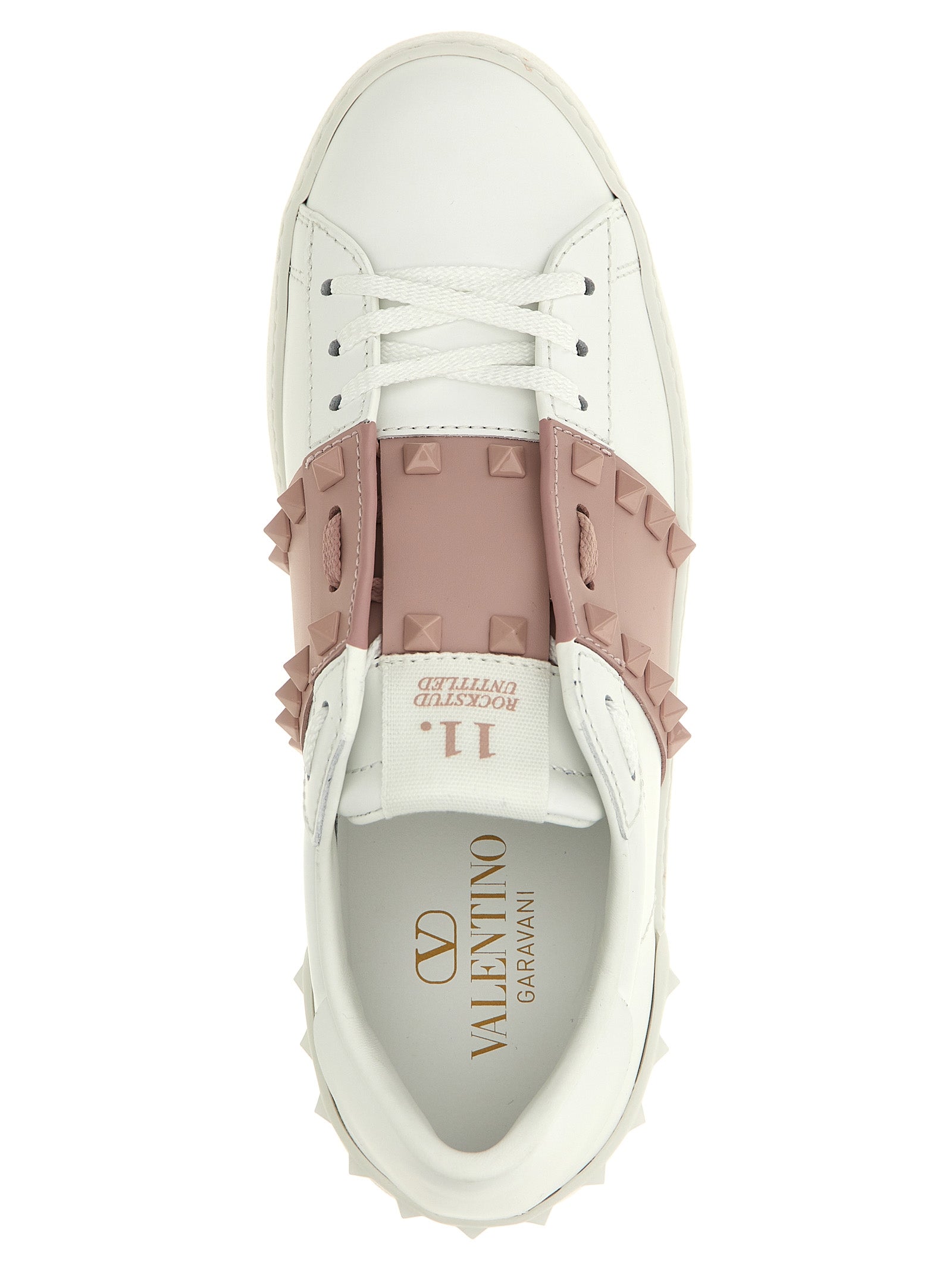 Valentino Garavani Rockstud Untitled Sneakers - Rosa | ef2cbefd93ed177eaa0d442f497708b1d9c07532