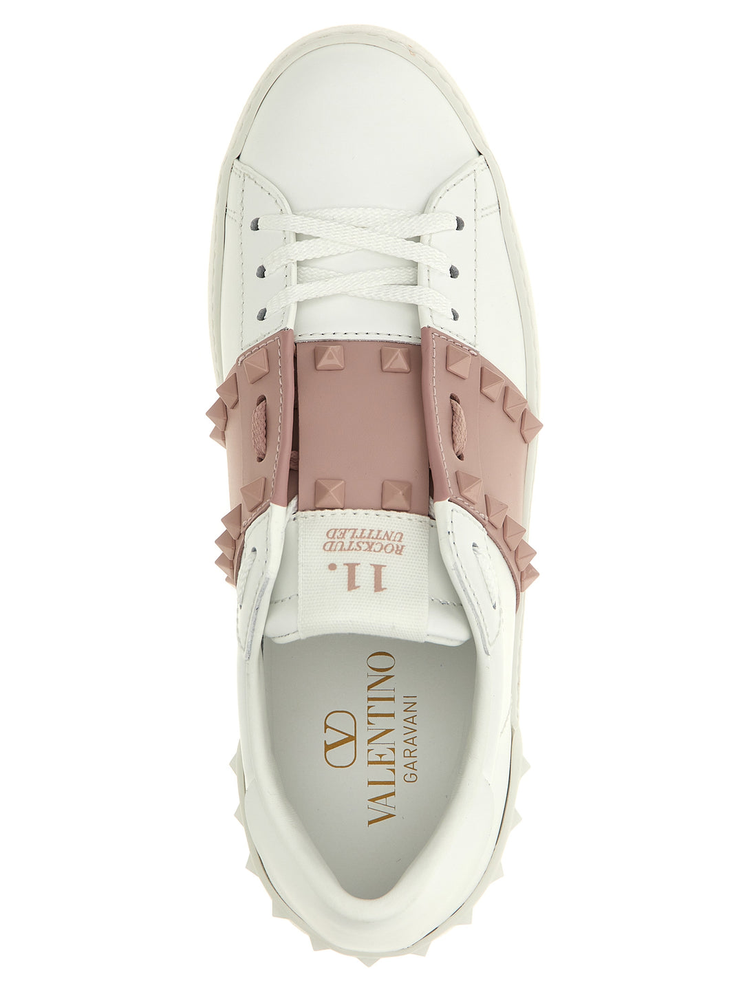 Valentino Garavani Rockstud Untitled Sneakers - Rosa | ef2cbefd93ed177eaa0d442f497708b1d9c07532