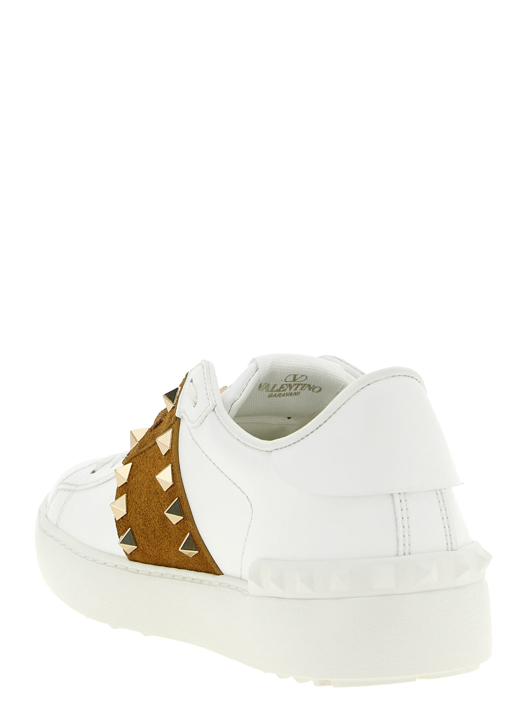 Valentino Garavani Rockstud Untitled Sneakers - Marrone | 0c8dc1e13906f10bcd39b9b0de24fb7acfde076d