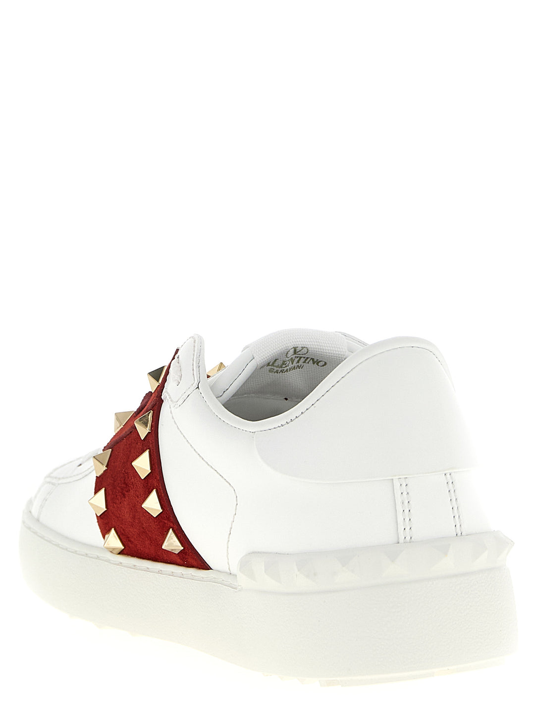 Valentino Garavani Rockstud Untitled Sneakers - Rosso | b6b617cfc58728b258c71f66d15f2ed3dd4917ab