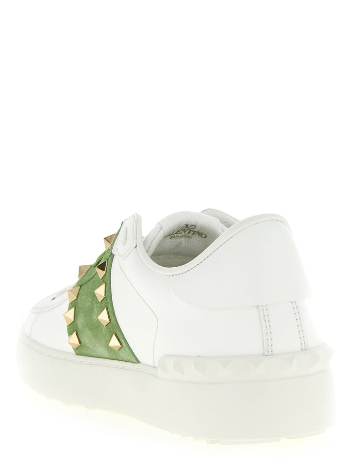 Valentino Garavani Rockstud Untitled Sneakers - Verde | a9ece00e5a42a8a2f1523423015aedea51dd660e