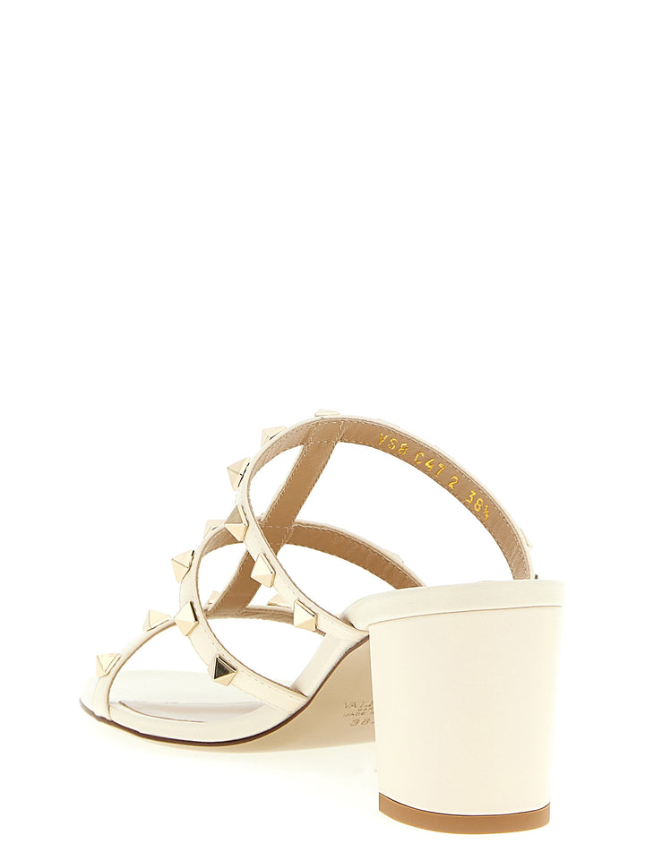 Valentino Garavani Rockstud Sandali - Bianco | d78c8f07d3de57886d1571e4aacdc16d9dfaf447