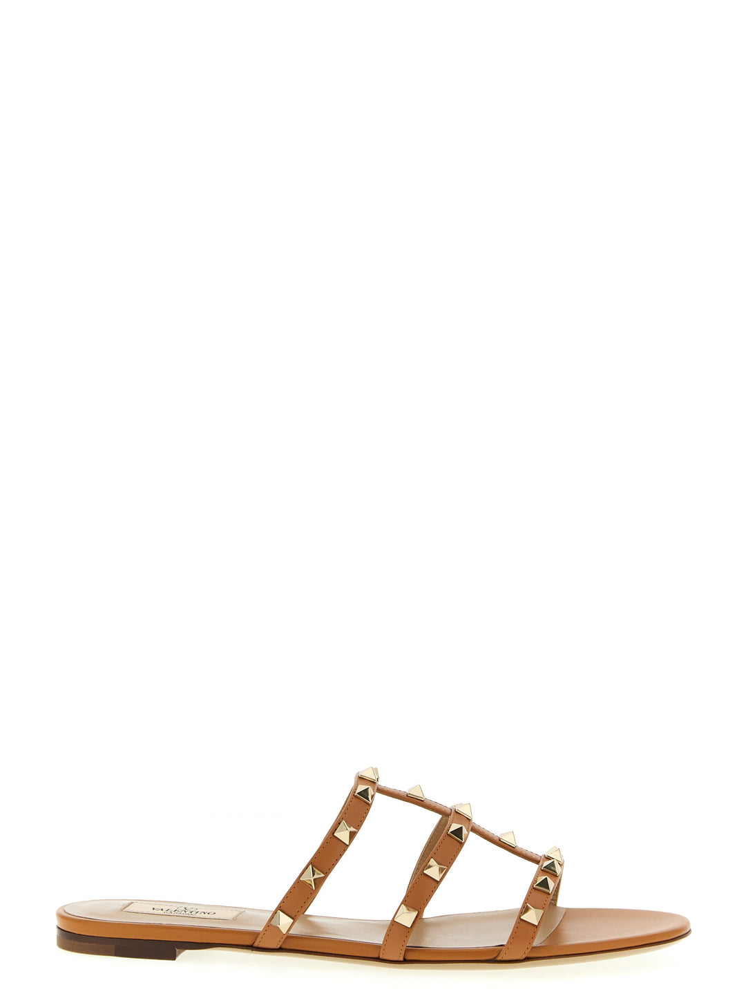 Valentino Garavani Rockstud Sandali - Beige | 501798e5788fa6e34811f9343245b138106db010