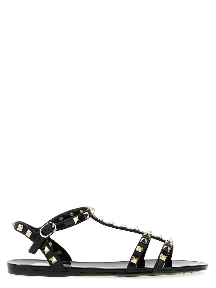 Valentino Garavani Rockstud Sandali - Nero | 75d5268be3802f89abb802a310adfabeff0d6b84