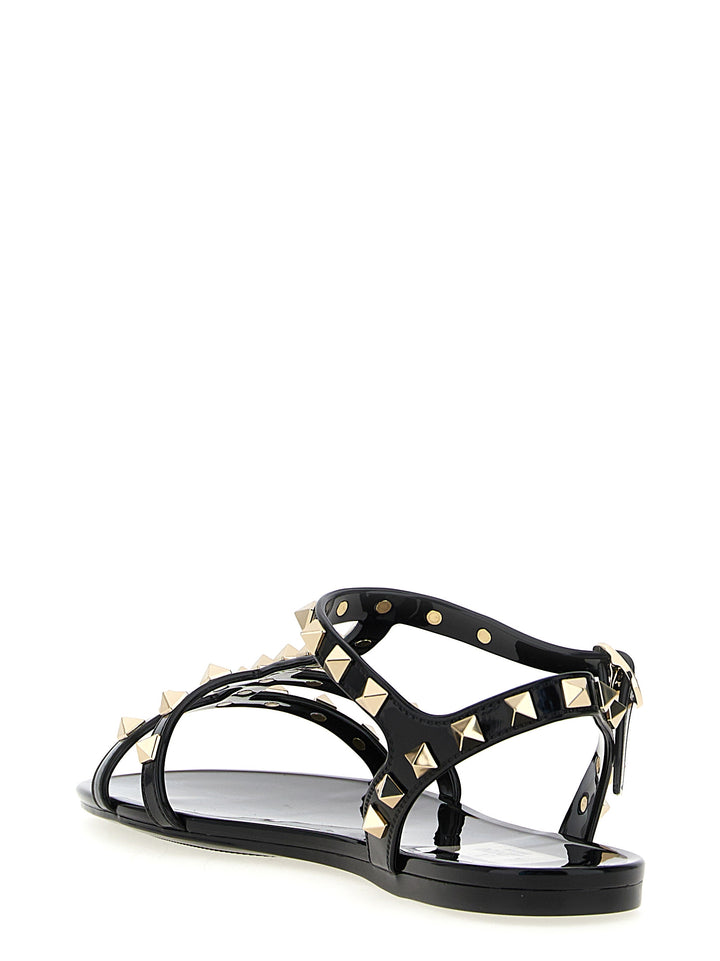 Valentino Garavani Rockstud Sandali - Nero | e89a64470f12ec209d8639541d1ed855bd0a699d