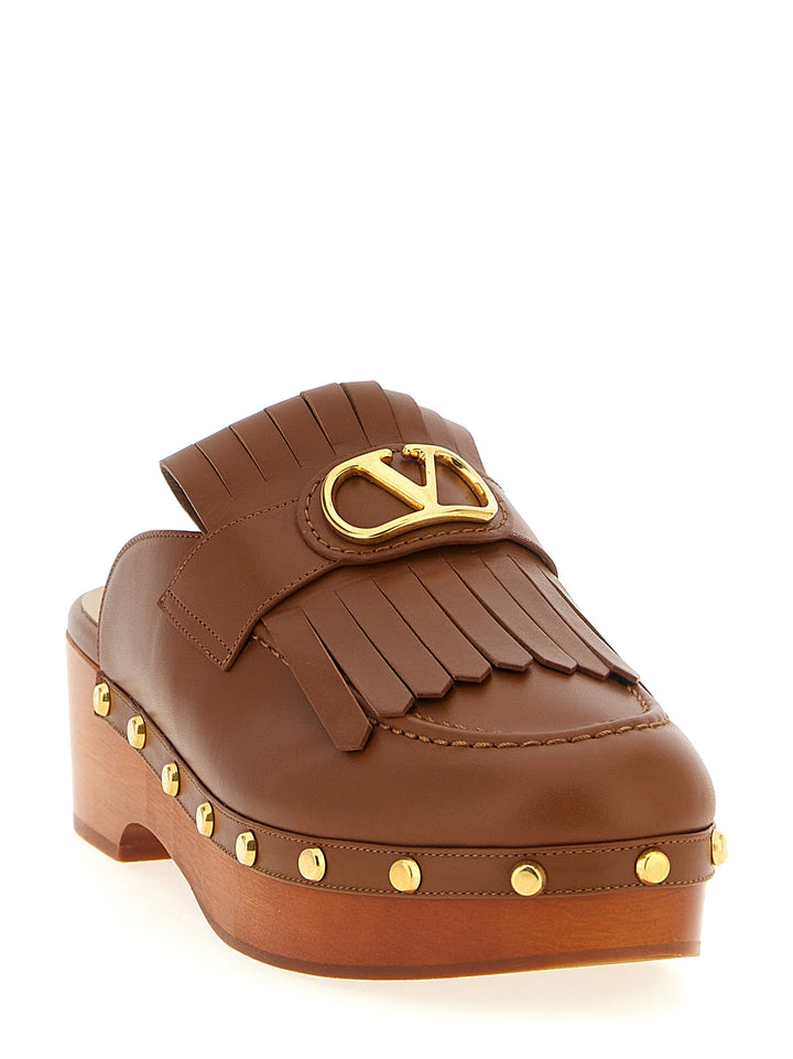 Valentino Garavani Vlogo Signature Decollete - Marrone | e6e5f51deaecb2bc572a538c0c9f8b16b2d83499