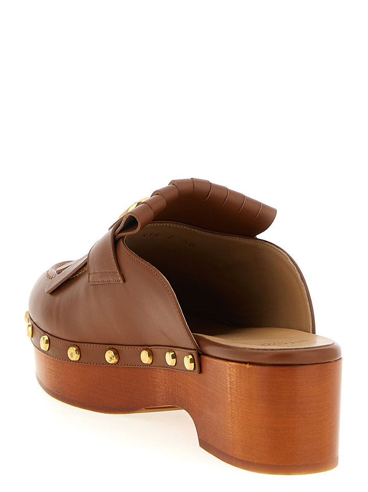 Valentino Garavani Vlogo Signature Decollete - Marrone | 903ad5b8aa1f0670ab560826875086aa16a1364a