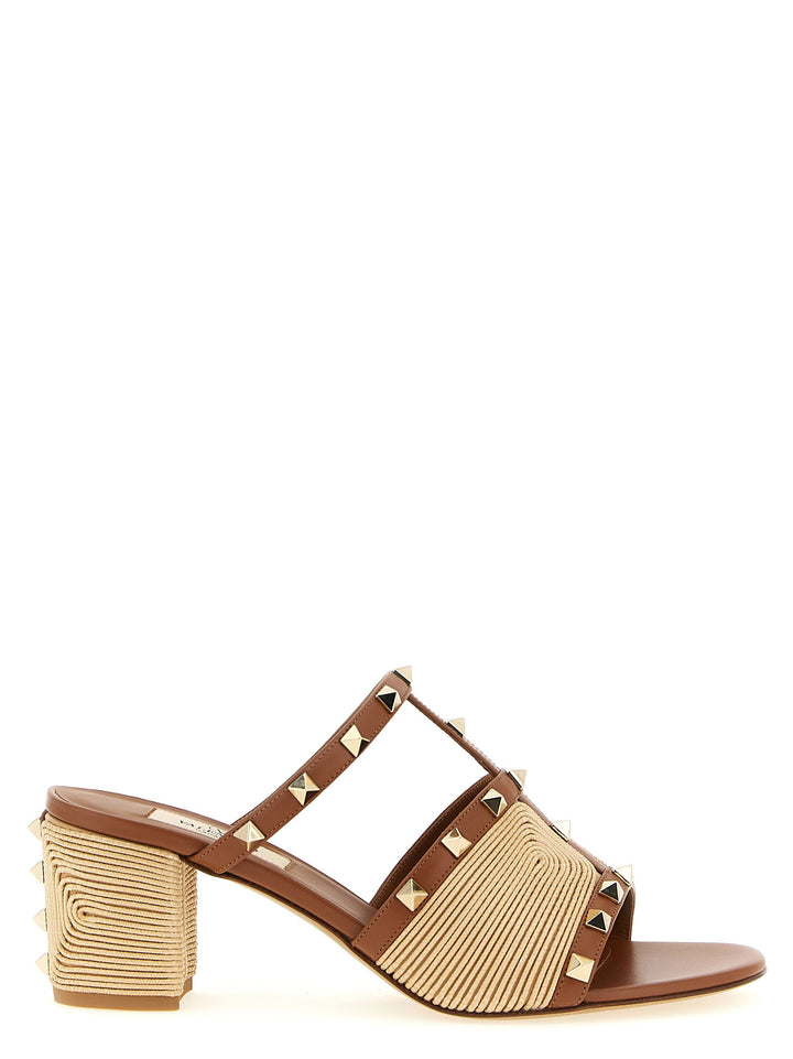 Valentino Garavani Rockstud Sandali - Marrone | 99a6eccde17d9be78b843f8ac2d638459812f1ad