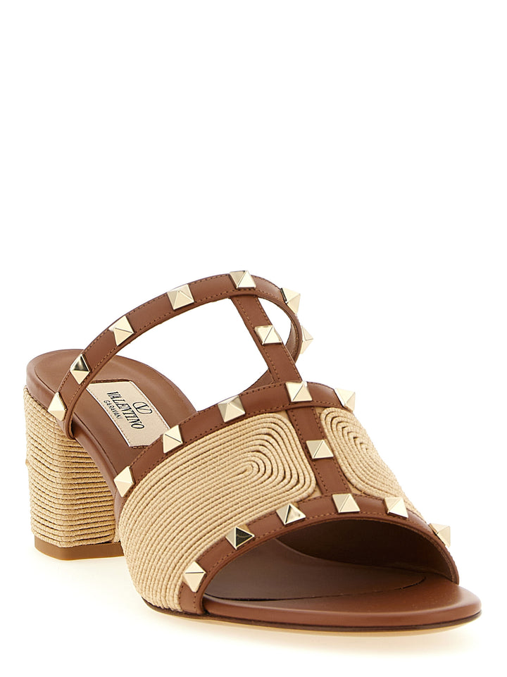 Valentino Garavani Rockstud Sandali - Marrone | 8e4b431764dc127f80548711522b881faf0d4078