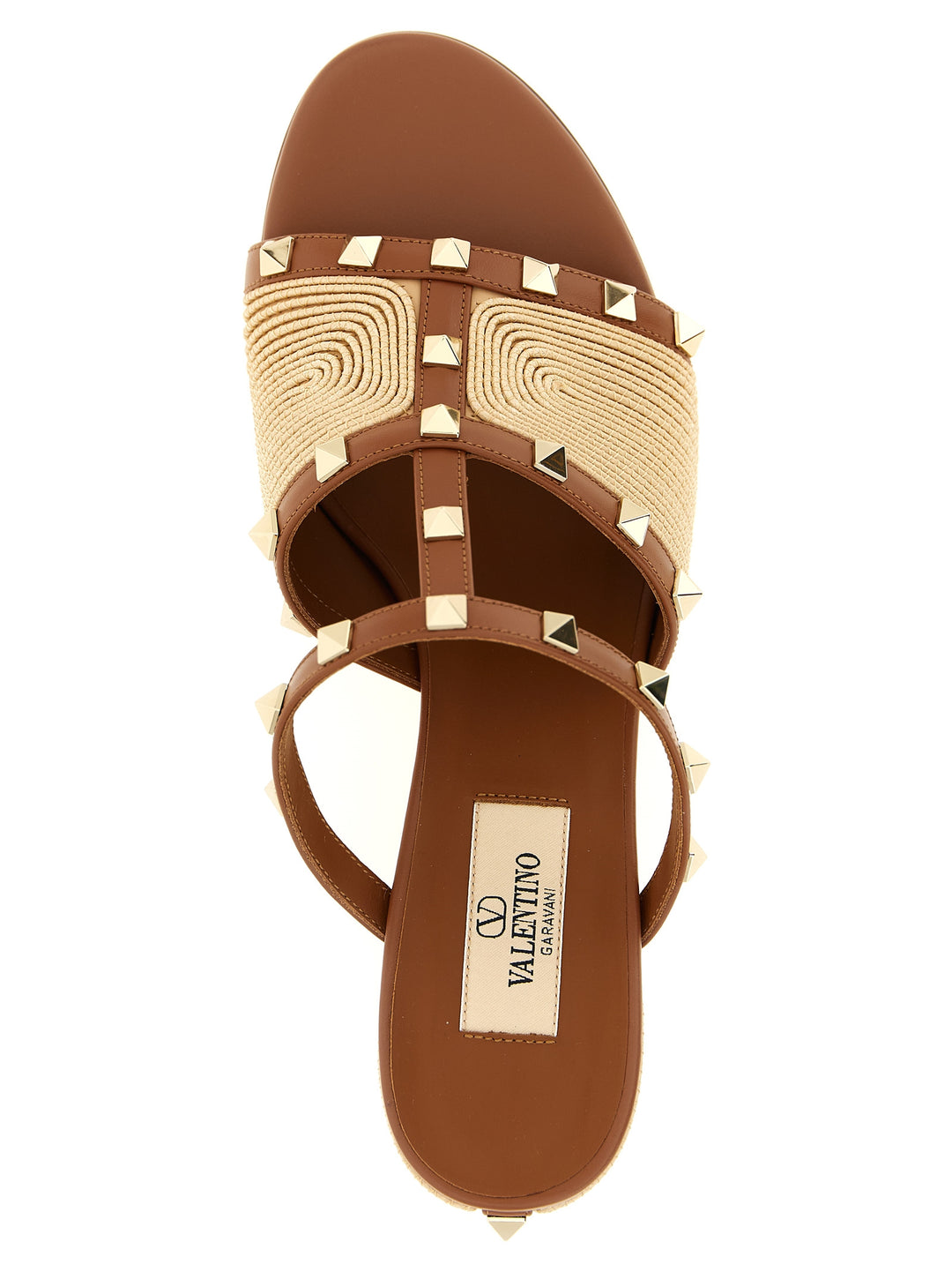 Valentino Garavani Rockstud Sandali - Marrone | b0ba0f46021eae2ab544925440b906f9c7ad48fc