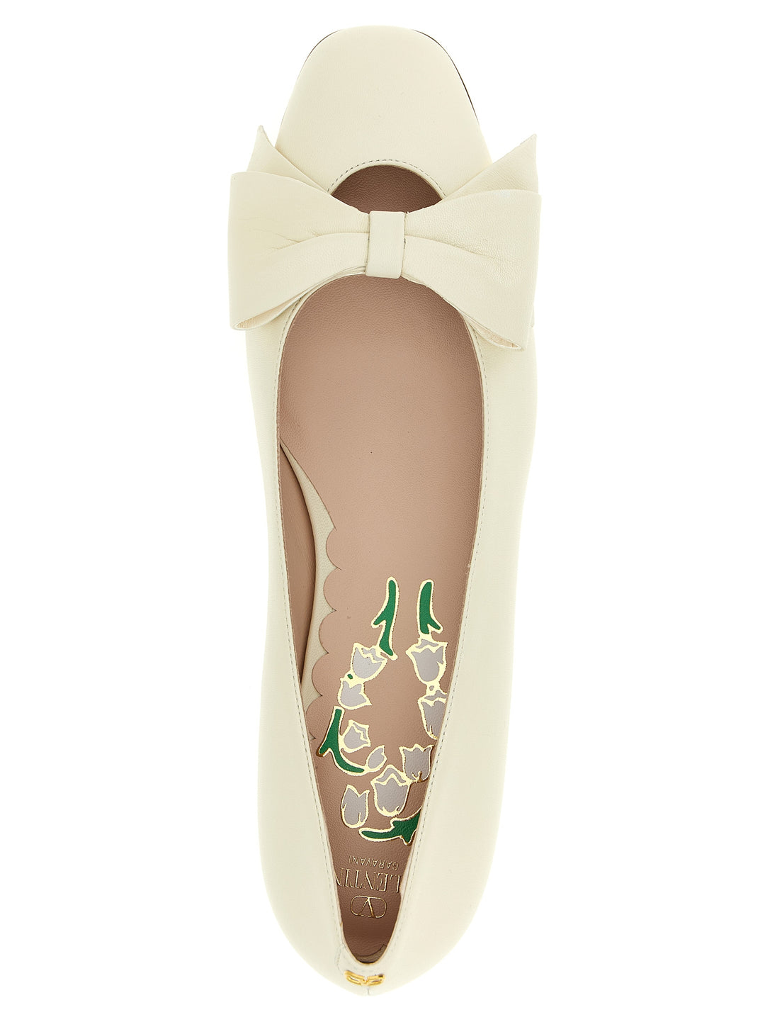 Valentino Garavani Bowow Flat shoes - Bianco | 6735ffab04776cf24025713b8b0accf8886942b7