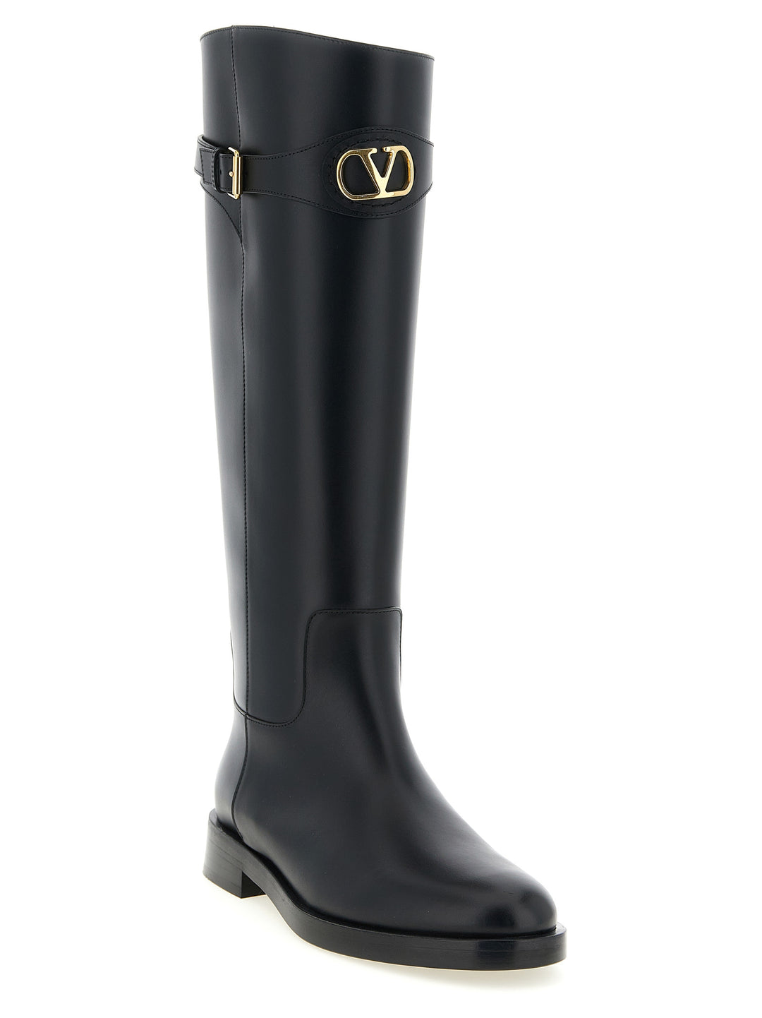 Valentino Garavani Vlogo Signature Stivali e Stivaletti - Nero | 57179471091e4d629247c485061b717e55e2ca96