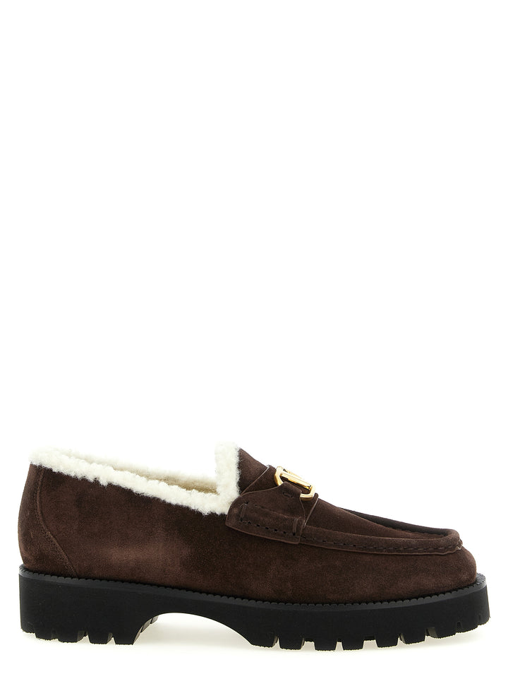 Valentino Garavani Vlogo Signature Mocassini - Marrone | d29376c001774a23de0f70e16d73a72a95c0bcb0