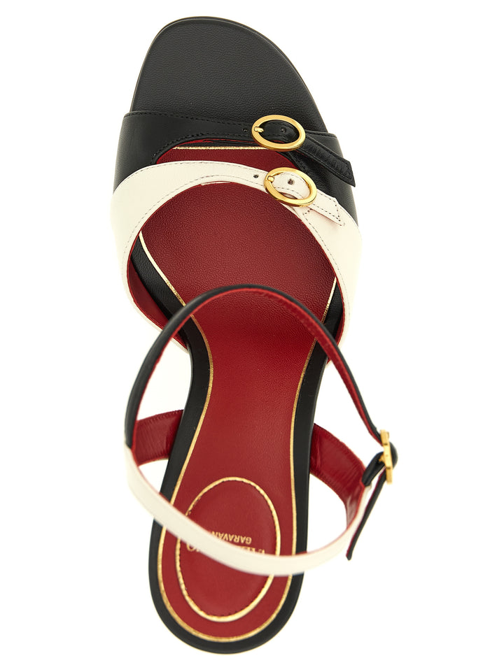 Valentino Garavani Crasher Sandali - Bianco/Nero | cbe792d3f2f715df79aeae1572f607e7fe1cd5af