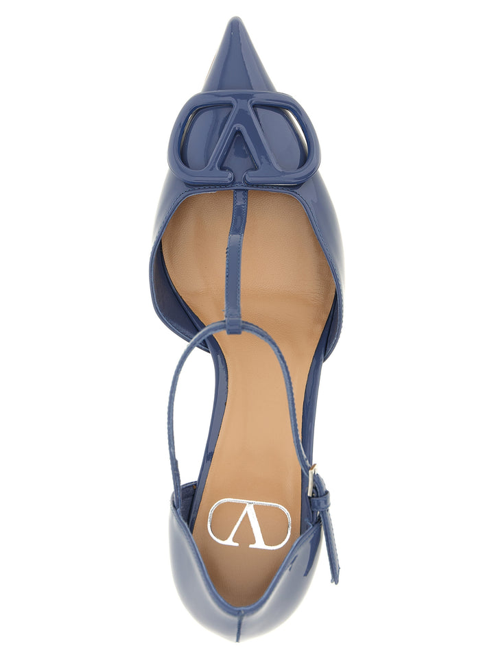 Valentino Garavani D Decollete - Blu | 44f8f3a95a365e734b191d0c91c396383ea7a9be