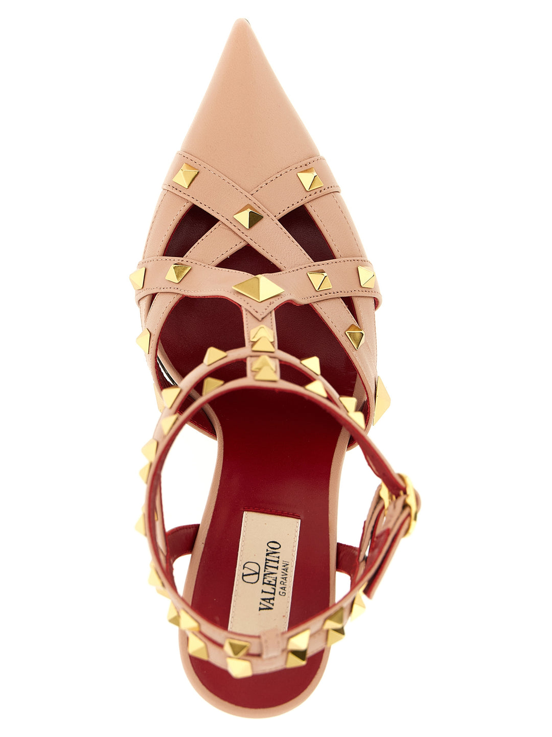 Valentino Garavani Studdy Decollete - Rosa | 6580a4bbff4c8e97c20c0bd0b3eb2b62539a6458